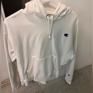 Champion Classic White Pullover Hoodie